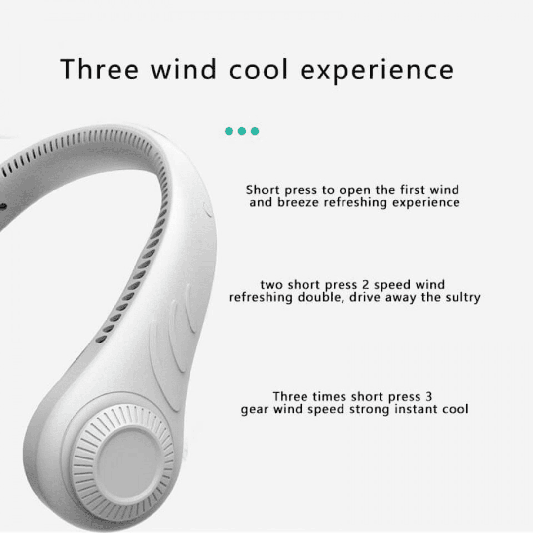 Rechargeable Neck Fan