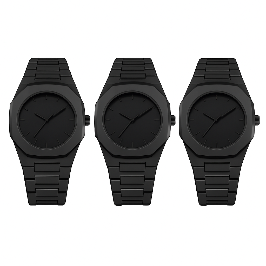 Black Arabic Aura Watch