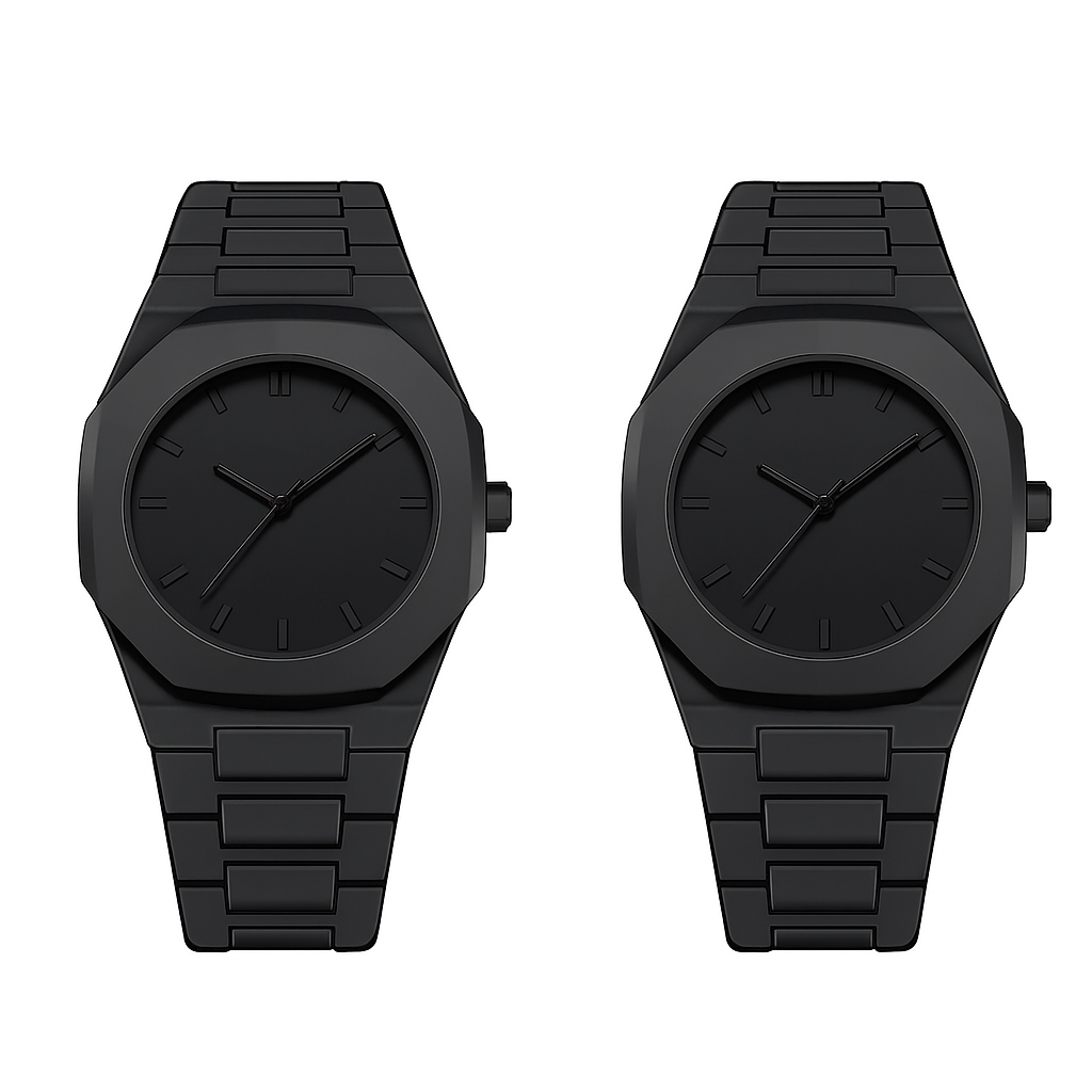 Black Arabic Aura Watch